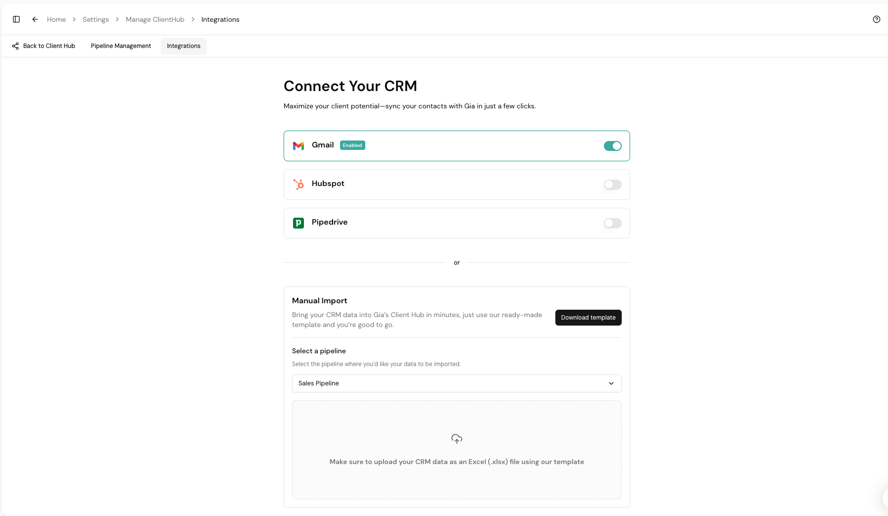 ClientHub Integrations