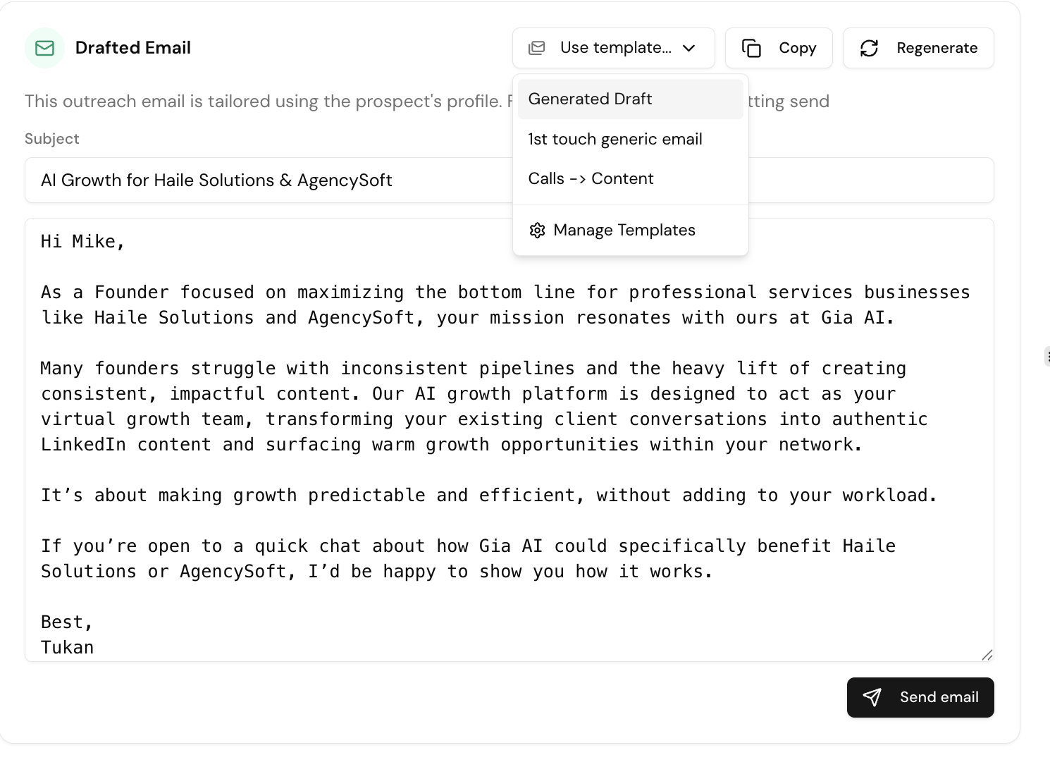 Email Compose View