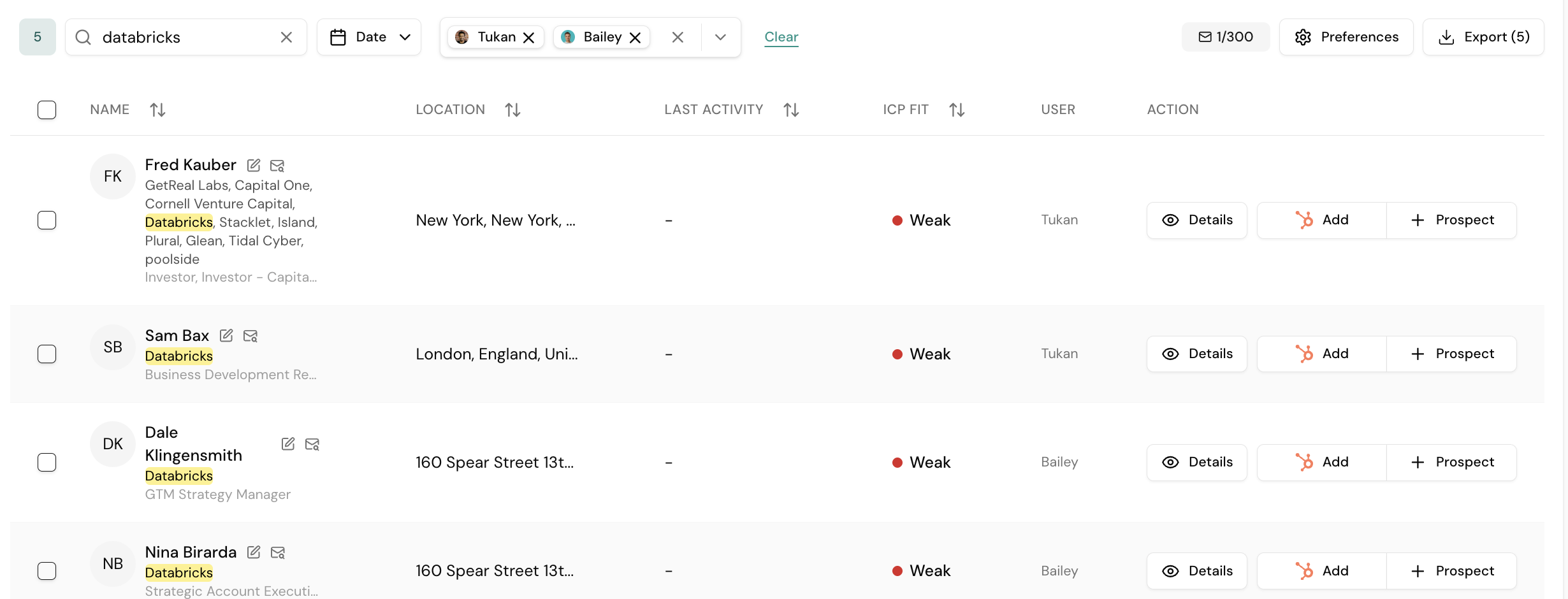 Company Search with Team Networks